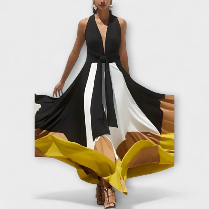Ida | Langes Kleid mit Offenem Rücken
