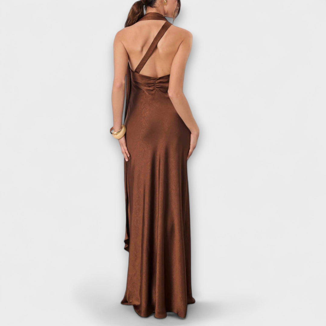 Antonia | Schickes Maxikleid aus Satin