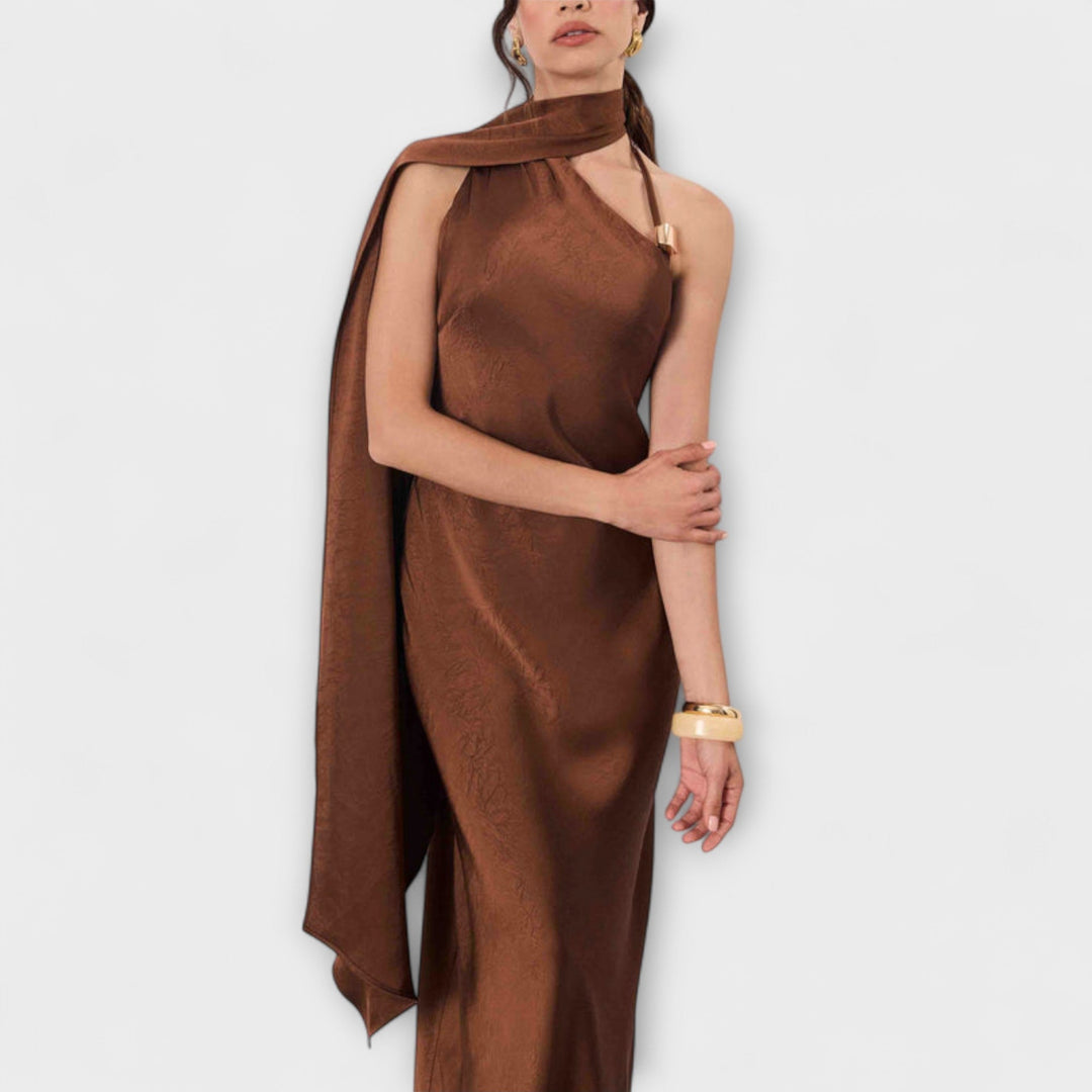 Antonia | Schickes Maxikleid aus Satin