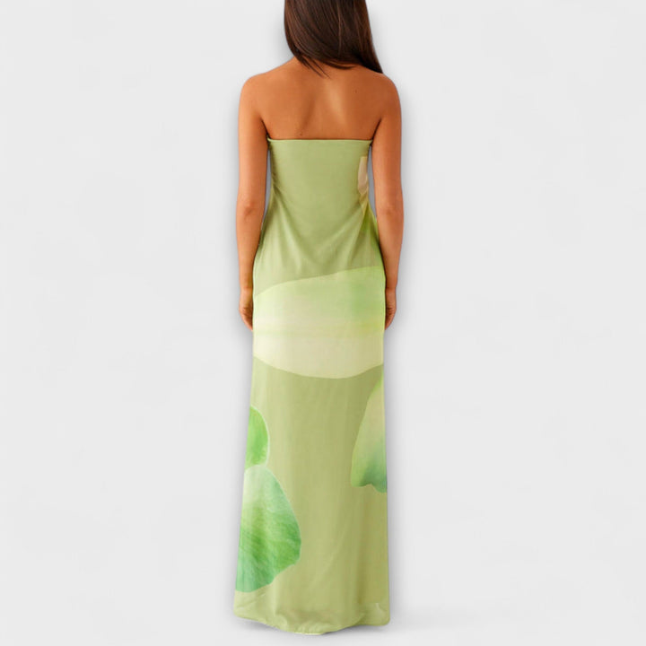 Jule | Schickes schulterfrei Maxikleid