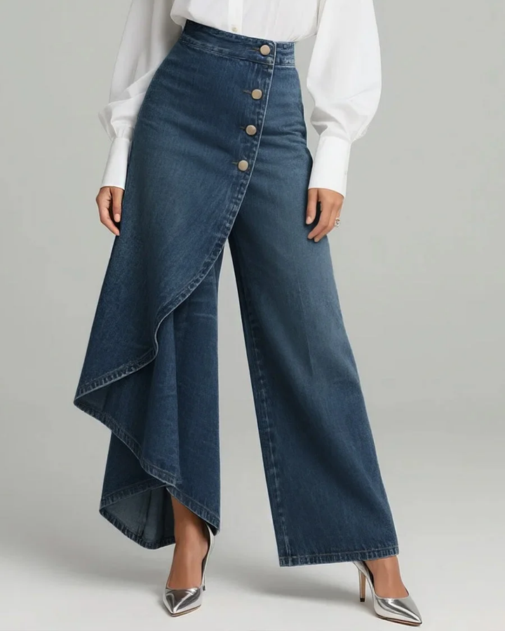Katharina - Wickelhosen aus Denim