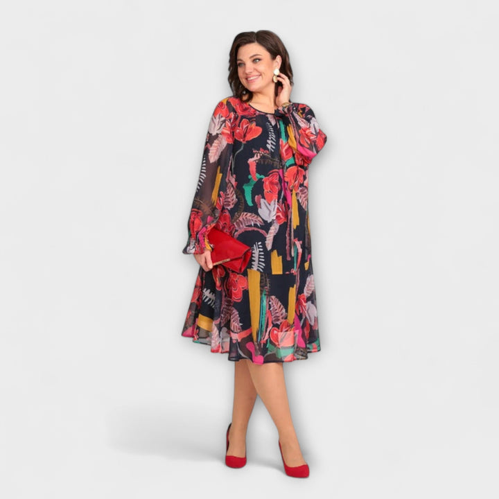 Elena | Elegantes Plus-Größe-Kleid für ultimativen Komfort