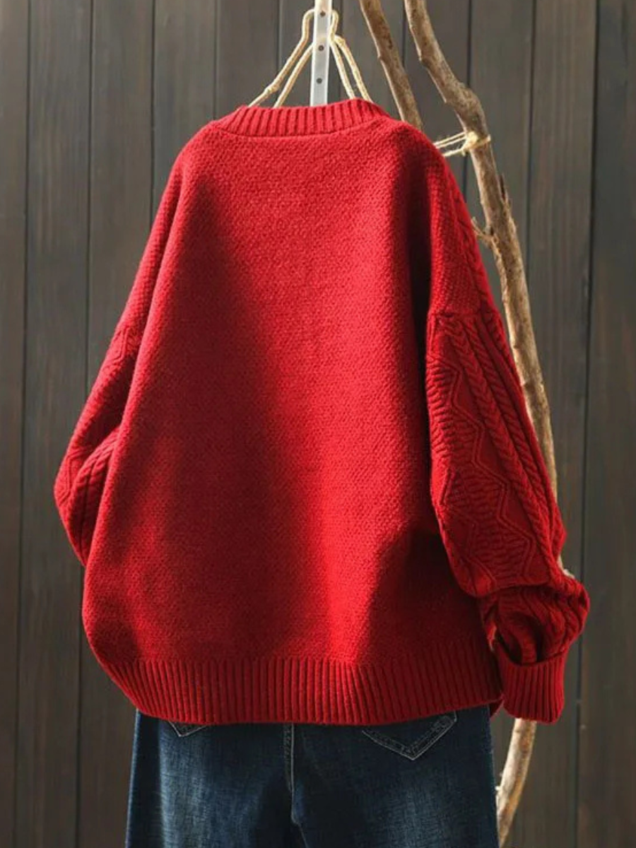 Lorença – Zopfstrickjacke