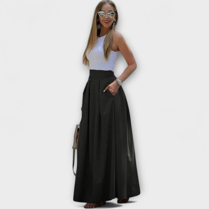 Rosemarie | Eleganter Maxirock mit hoher Taille