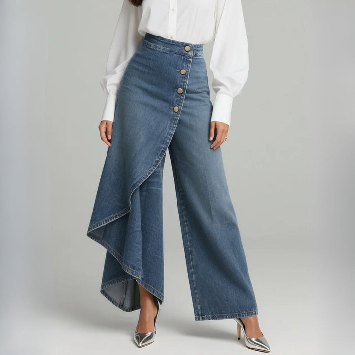 Katharina - Wickelhosen aus Denim