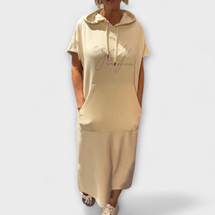Nina | Entspanntes Kapuzenkleid Kleider