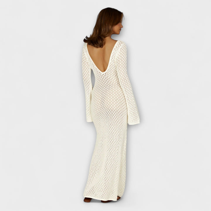 Marita | Weißes Luna Strandkleid