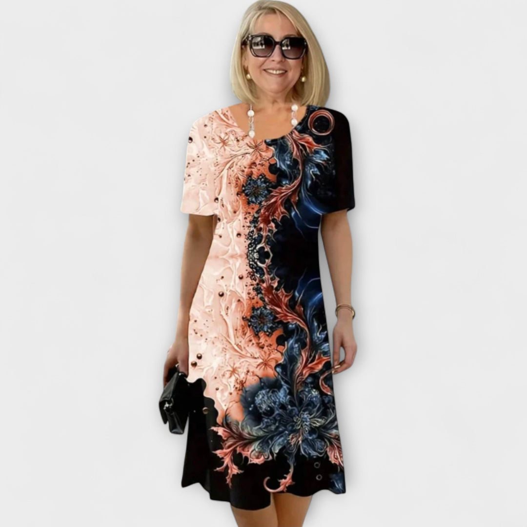 Rieke | Sommerblumenbrise Kleid