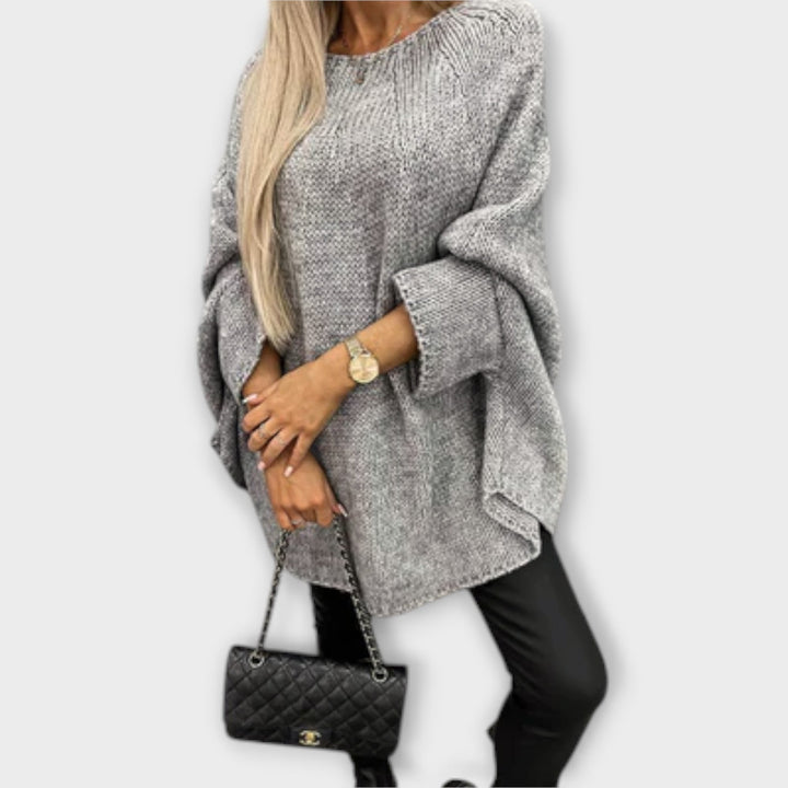 Ruth | Stilvoller Damenpullover mit Rundhalsausschnitt
