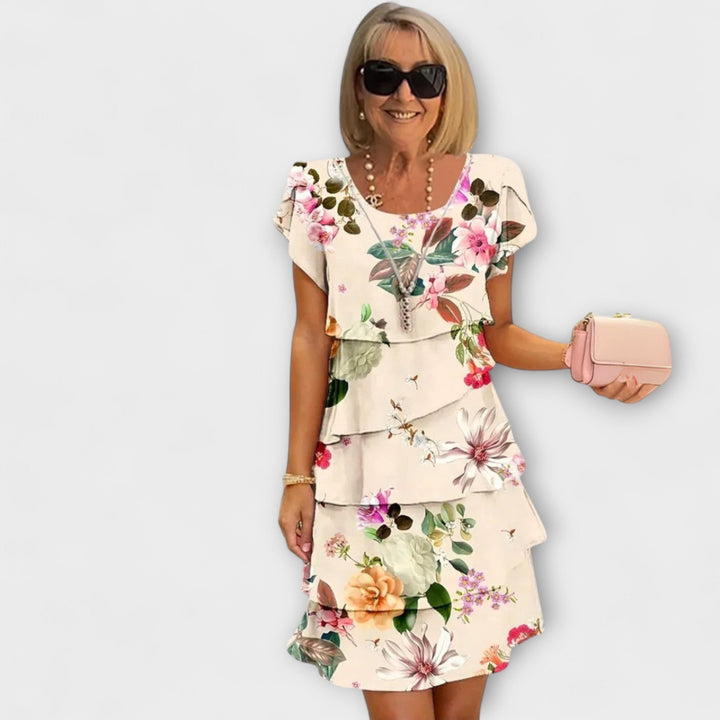 Sieglinde | florales Eleganzkleid
