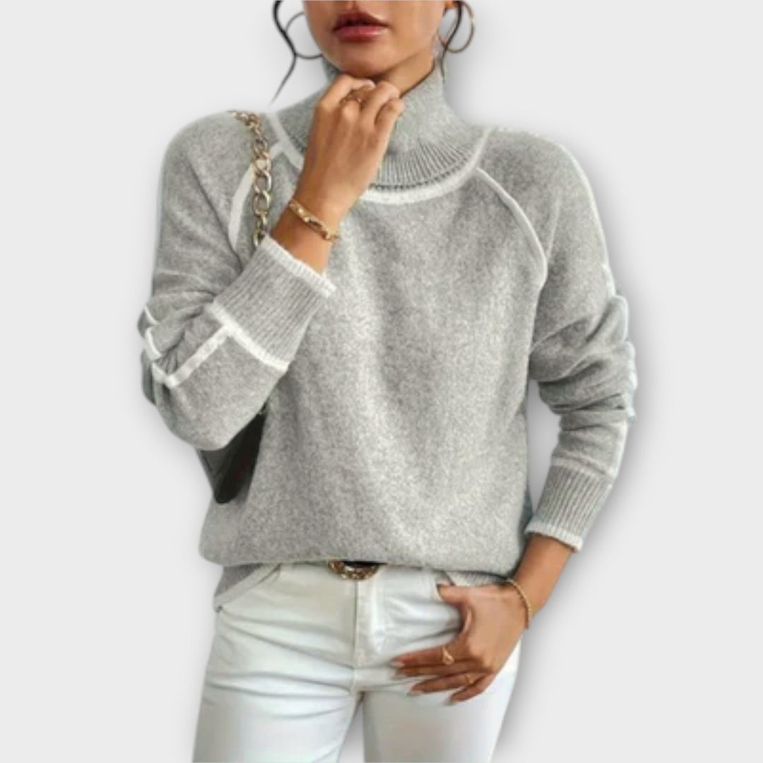Leni | Lässiger Rollkragenpullover