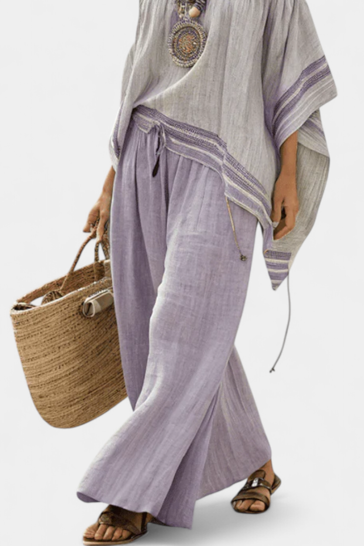 Rosemarie | schulterfreies Boho-Ensemble