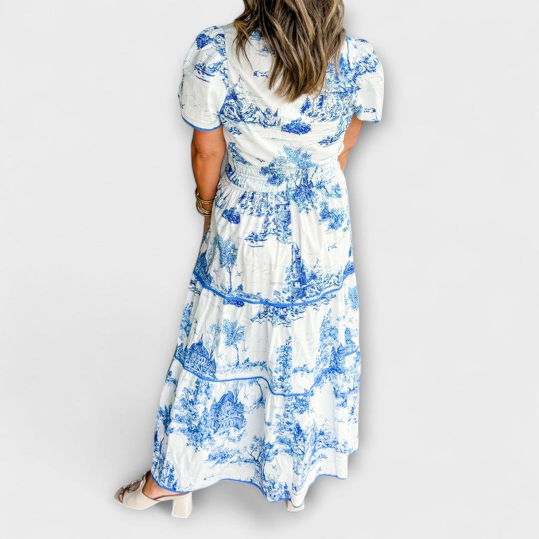 Marlene | Zeitloses Toile-Maxikleid-Kleid