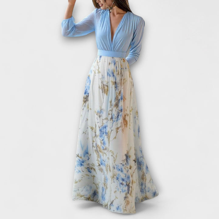 Jessica | Blumen-Maxikleid