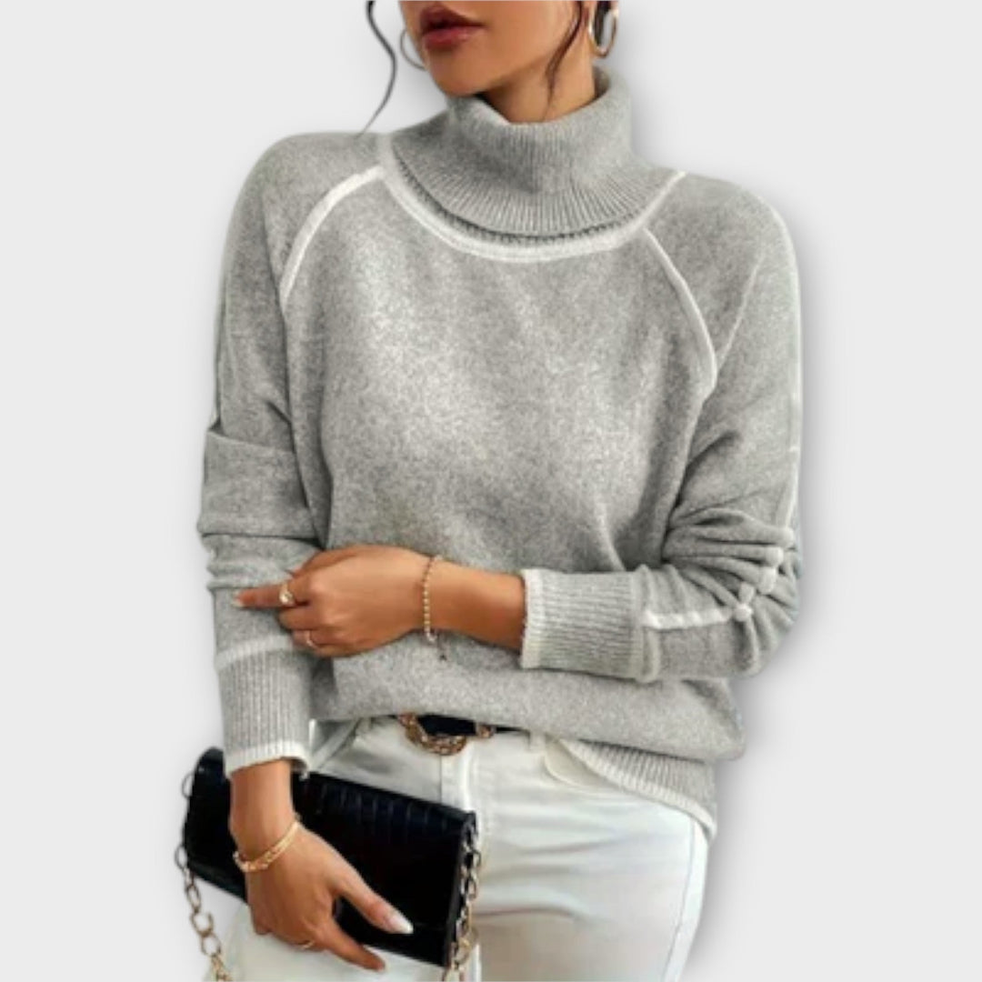 Leni | Lässiger Rollkragenpullover
