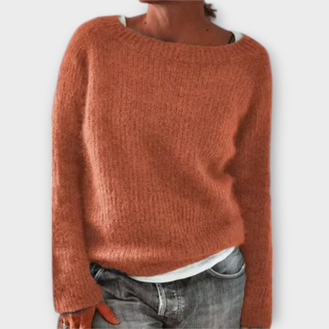 Lia | einfarbiger Pullover