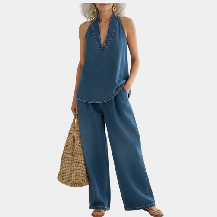 Roswitha - Zweiteiliges Denim-Set