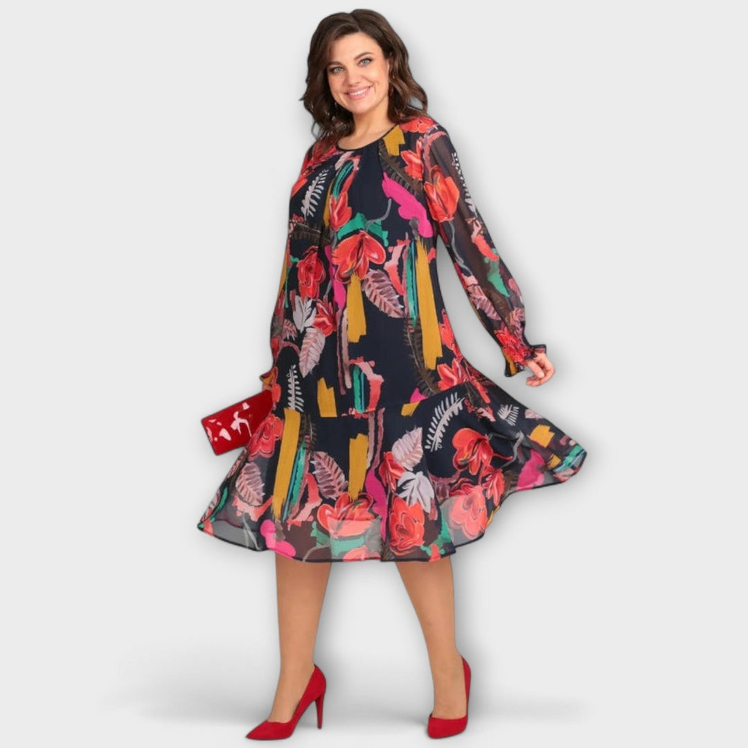 Elena | Elegantes Plus-Größe-Kleid für ultimativen Komfort