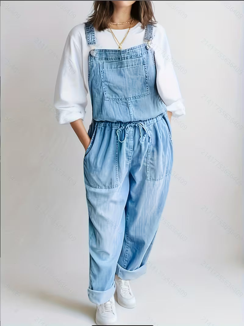Rosa - Lässiger Denim-Overall