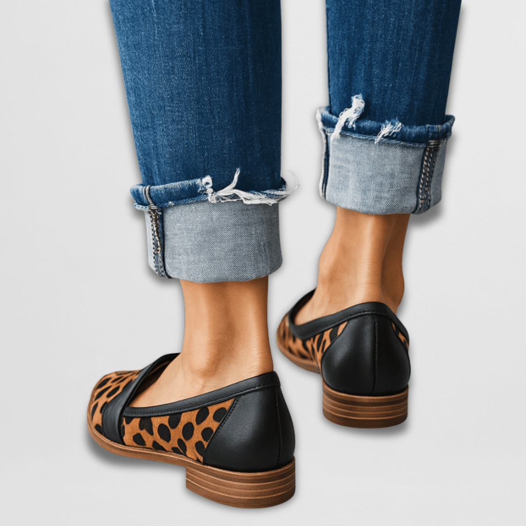 Theresa | Weiche Wildleder-Orthopädische Hausschuhe