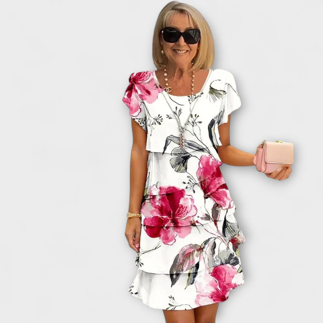 Sieglinde | florales Eleganzkleid