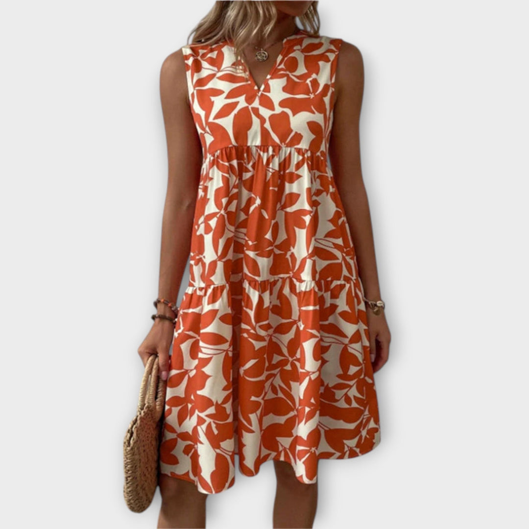 Carla | florales Fließendes Kleid