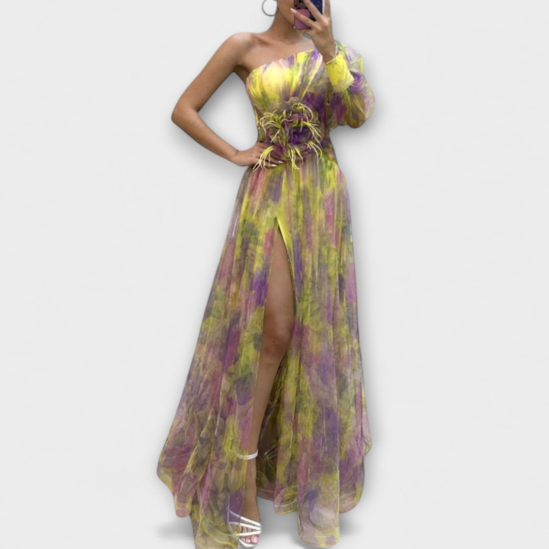 Lieselotte | Asymmetrisches Amelie-Maxikleid