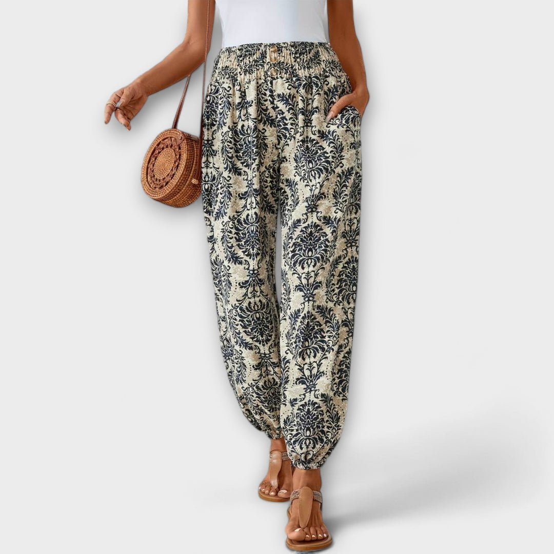 Louisa | Hose mit ethnischer Grafik
