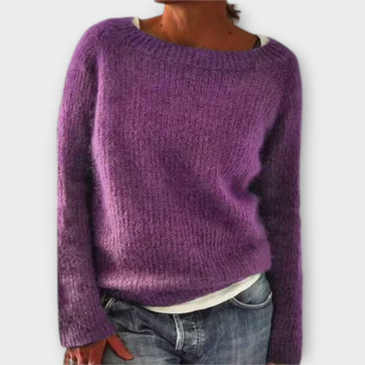 Lia | einfarbiger Pullover