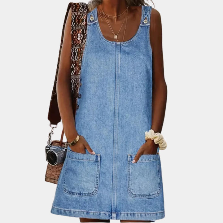 Sigrid - Lässiges Denim-Kleid