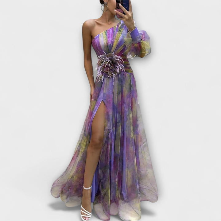 Lieselotte | Asymmetrisches Amelie-Maxikleid