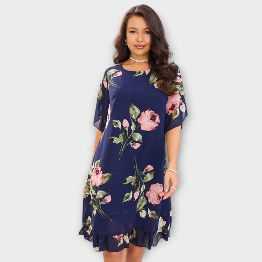 Annika | Elegantes Chiffonkleid
