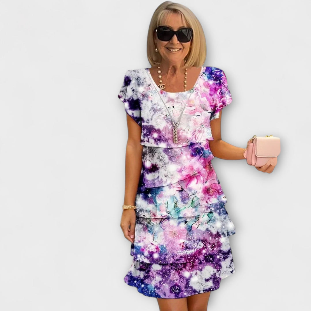 Sieglinde | florales Eleganzkleid