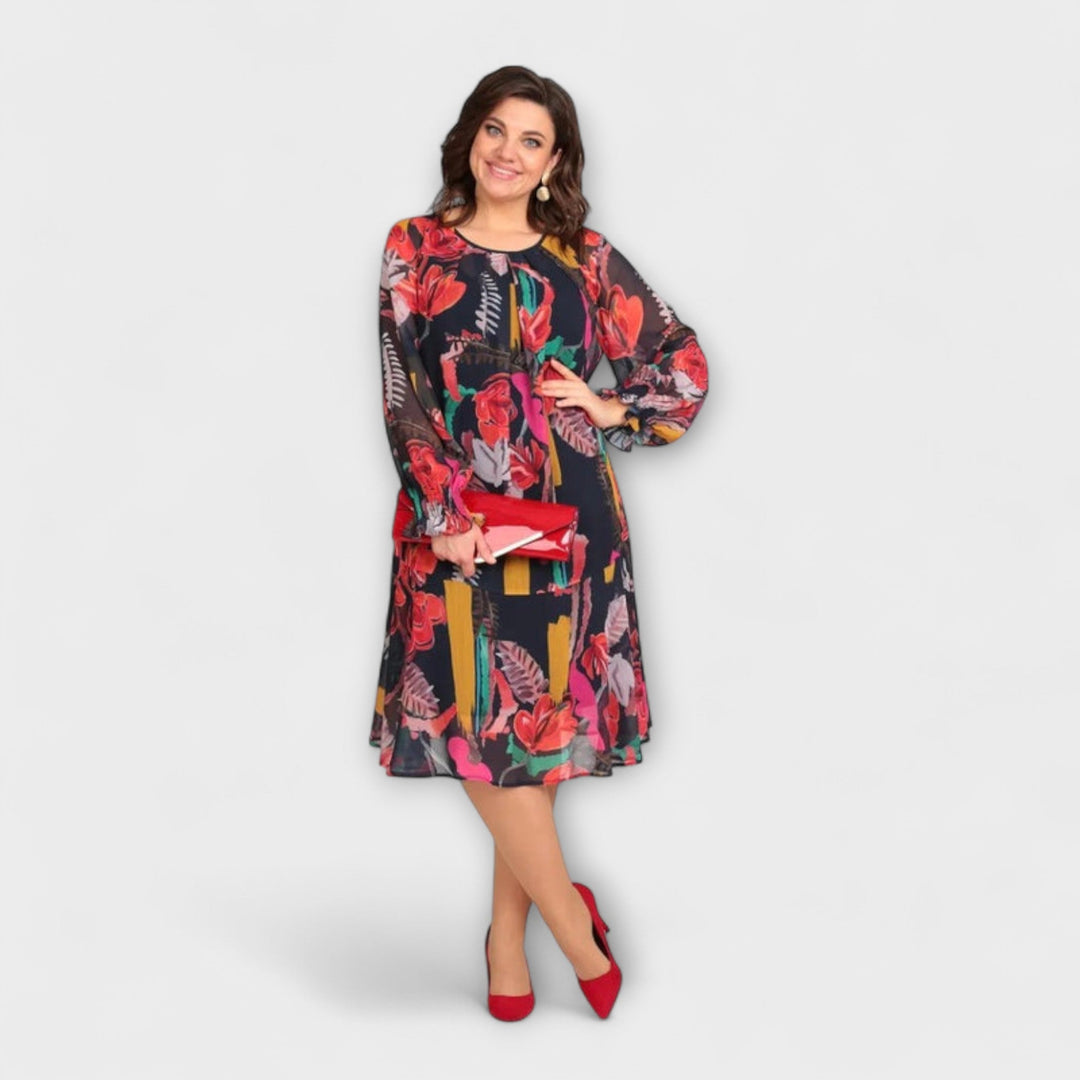 Elena | Elegantes Plus-Größe-Kleid für ultimativen Komfort