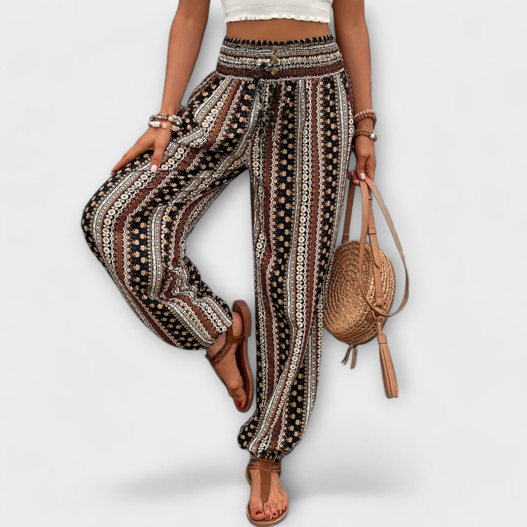 Louisa | Hose mit ethnischer Grafik