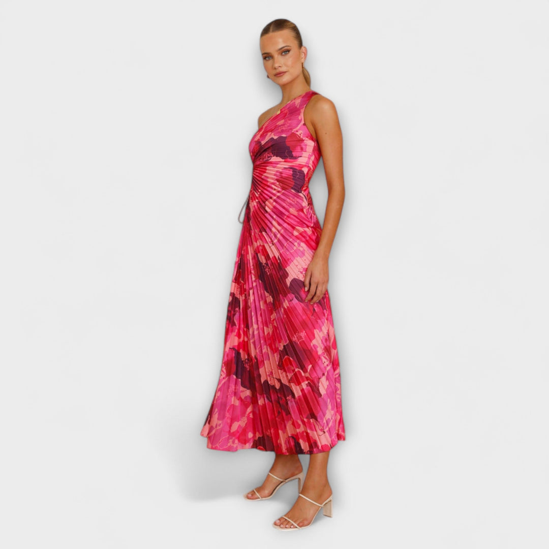 Maya | Elegantes Cut-Out Maxikleid