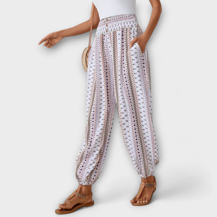 Louisa | Hose mit ethnischer Grafik