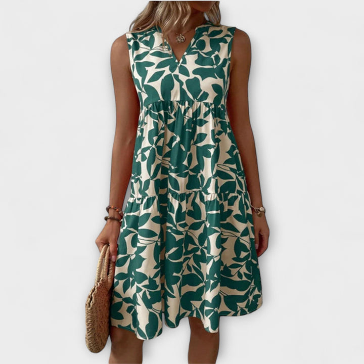 Carla | florales Fließendes Kleid