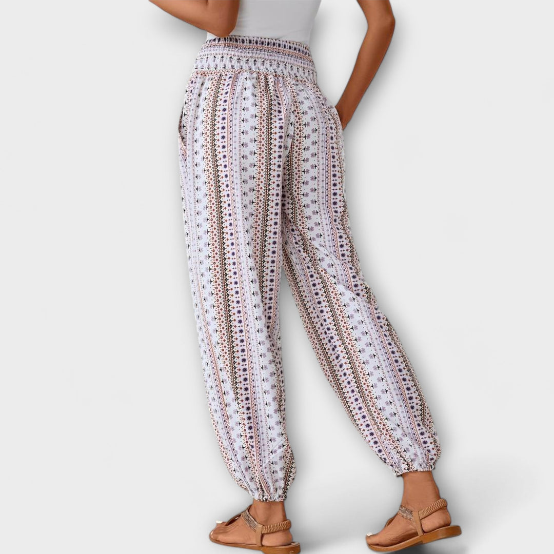 Louisa | Hose mit ethnischer Grafik