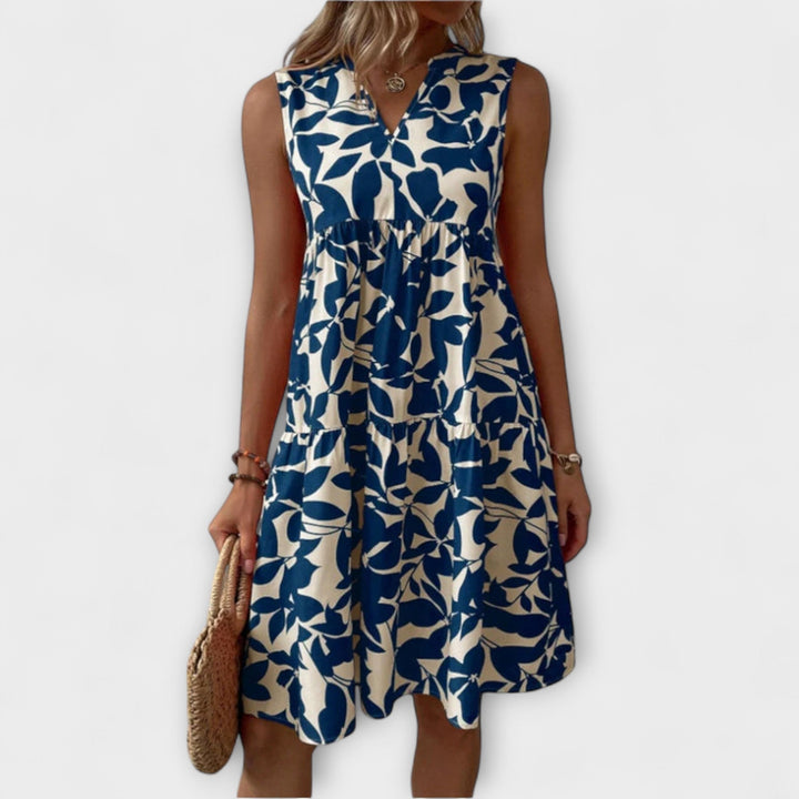 Carla | florales Fließendes Kleid