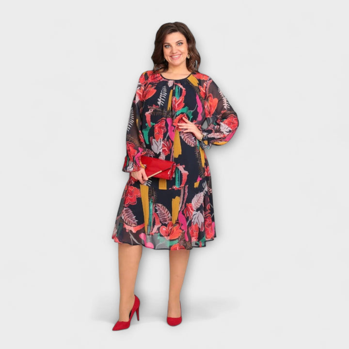 Elena | Elegantes Plus-Größe-Kleid für ultimativen Komfort