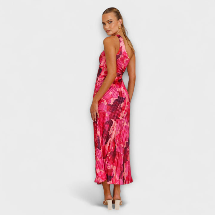 Maya | Elegantes Cut-Out Maxikleid
