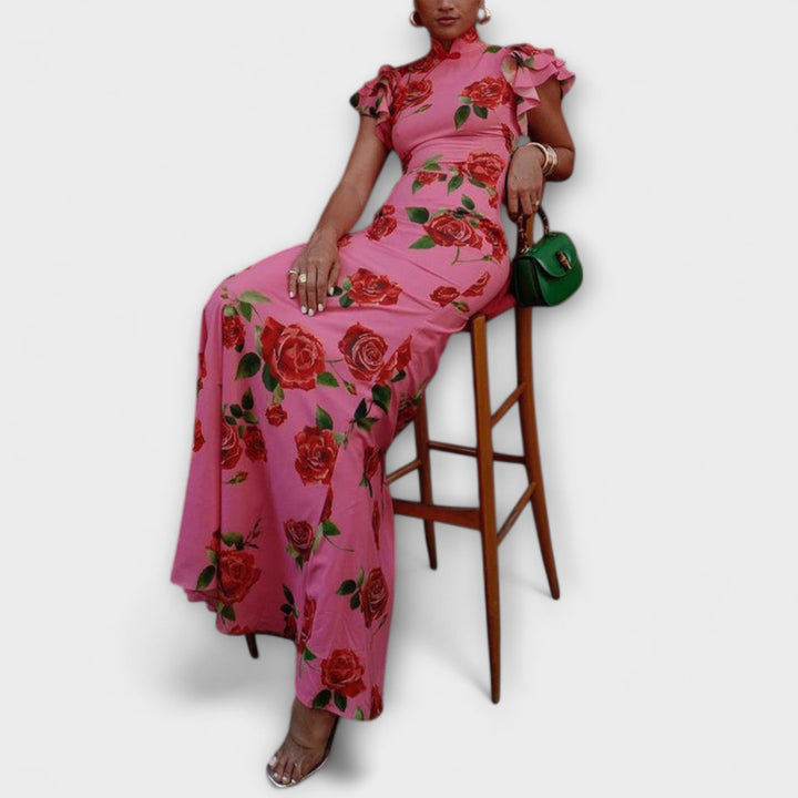 Lotte | Maxikleid mit floralem Druck