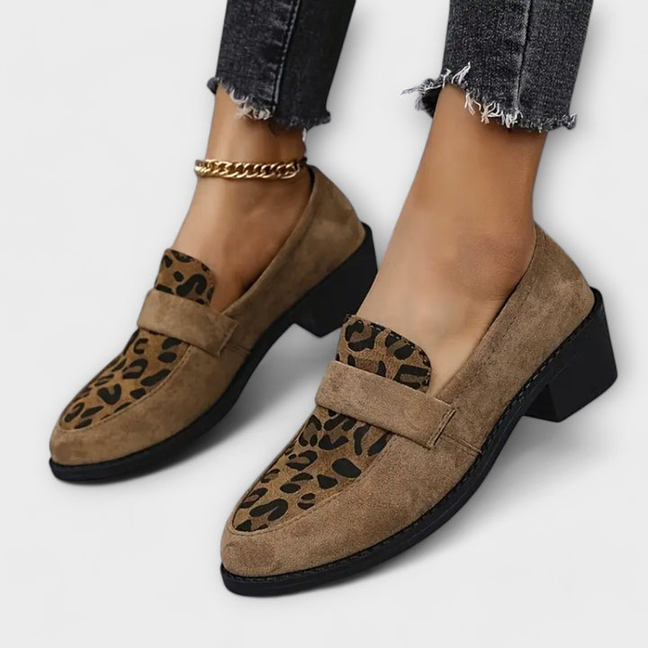 Viola | Elegante Damenschuhe mit Leopardenmuster