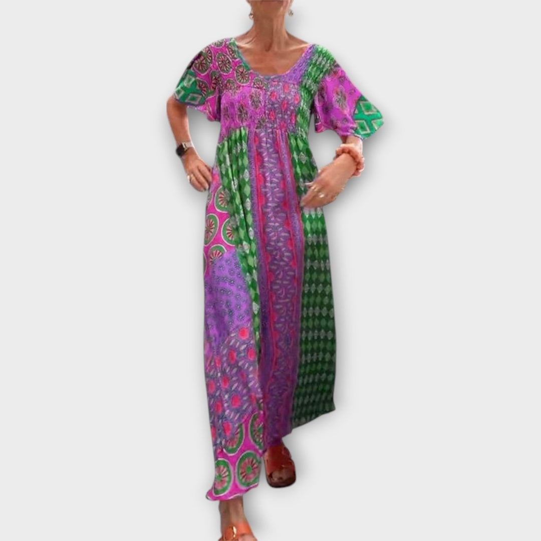 Frida | Lebhaftes Boho-Kleid