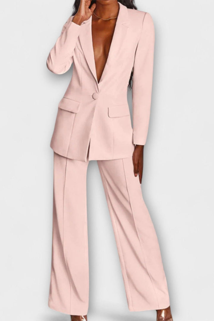 Lena | Schwarzes Blazer-Set