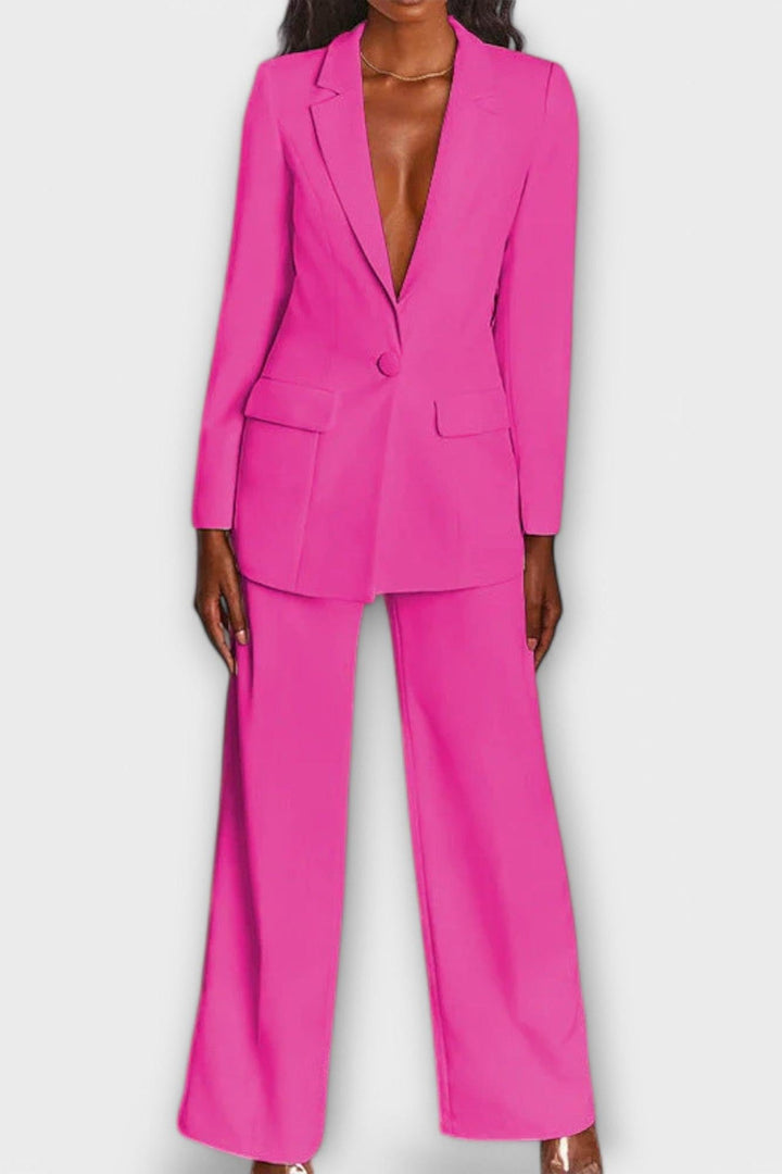 Lena | Schwarzes Blazer-Set