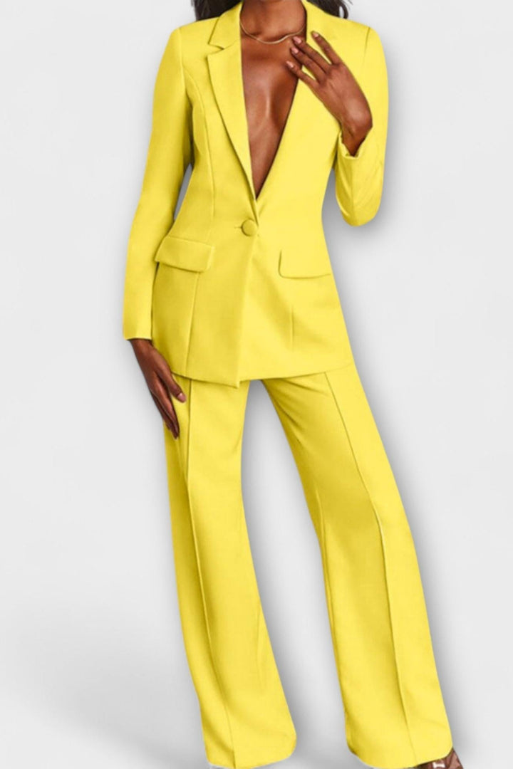 Lena | Schwarzes Blazer-Set