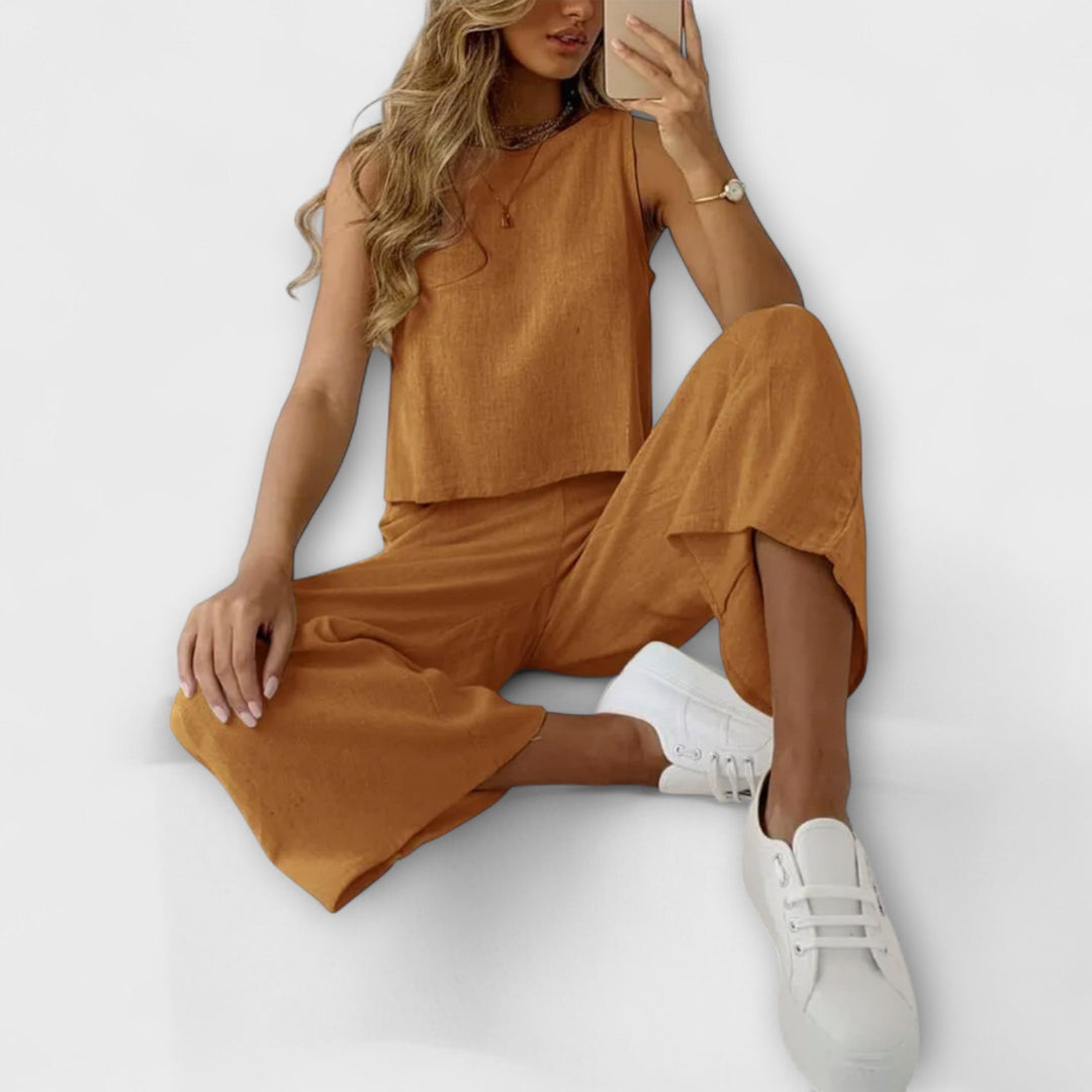 Lina | Leinen-Duo-Set