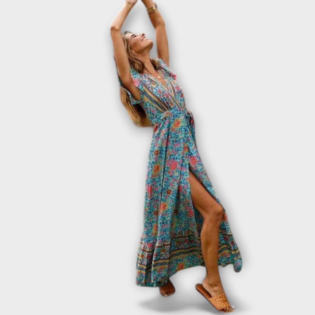 Amalia | Shylin Boho Maxikleid